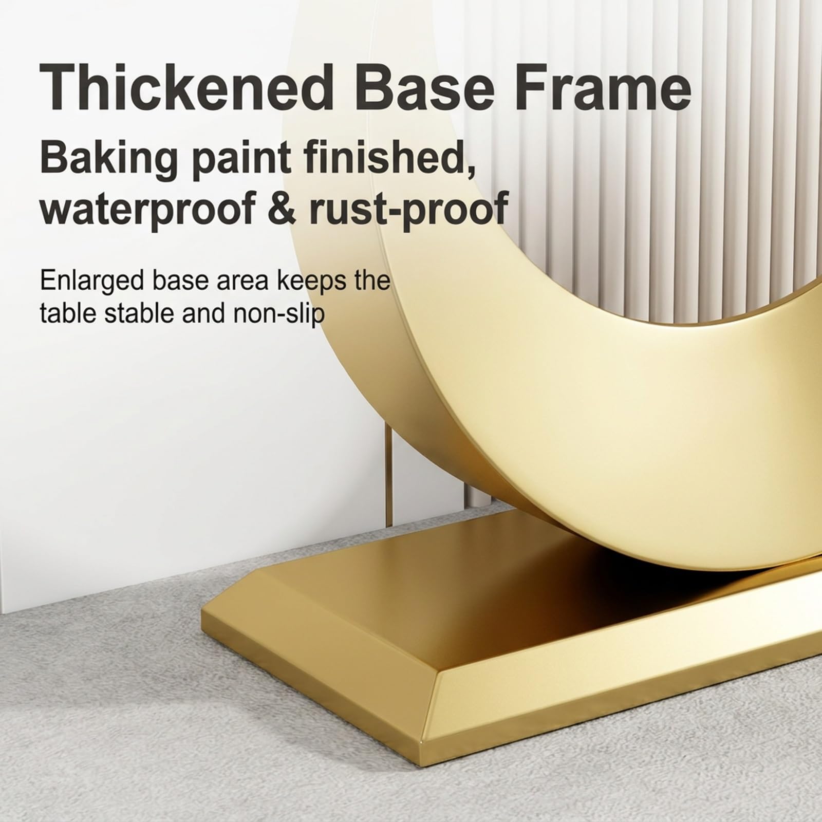 Consolle Moderna da Ingresso con Piano in Pietra Sinterizzata Oro(Gold B,100cm/39.37in)