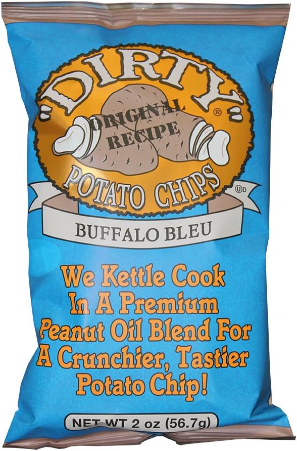 Dirty Kettle Chips Bag, Buffalo Bleu, 2 oz., 25 Piece