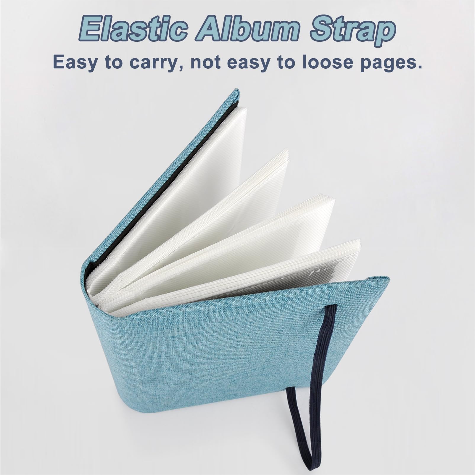 2 Mini Album Fotografici 10x15 Cm Con 200 Tasche - Copertina In Lino - Portatile Per Ricordi, Viaggi, Regalo