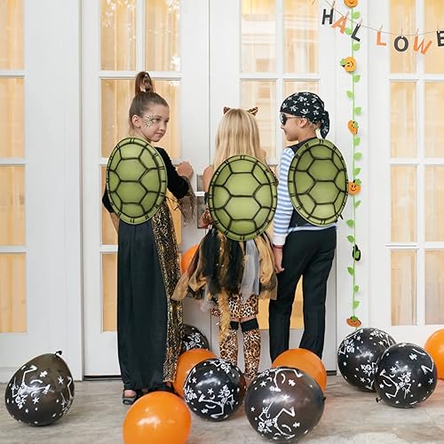 Miniatura 2 de ABOOFAN Disfraz de concha de tortuga de Halloween, mochila de concha de tortuga, Halloween, cosplay, fiesta, carnaval, actuación