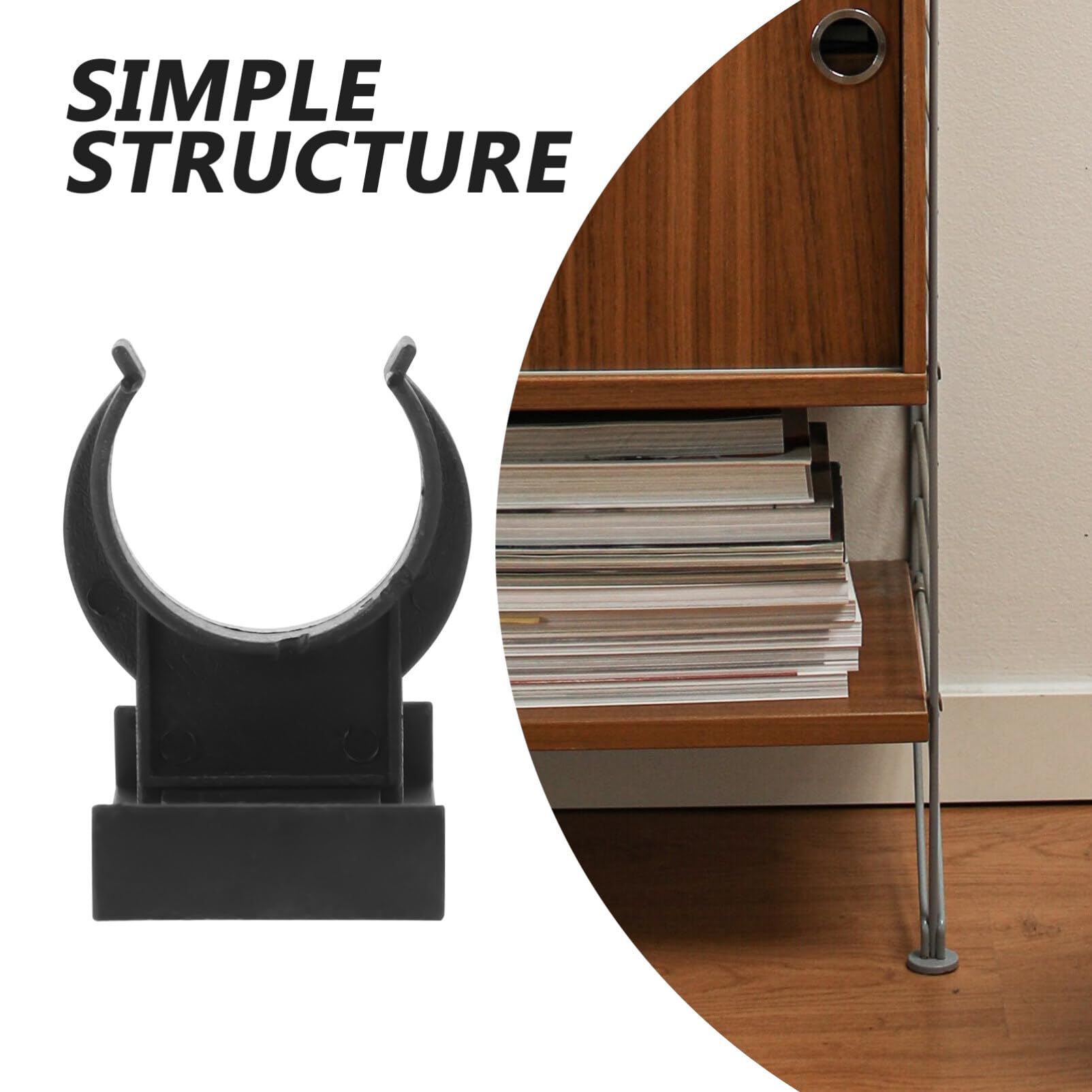 20-Pack Cabinet Leveler Leg Clips – Adjust Height, Improve Ventilation & Prevent Sliding