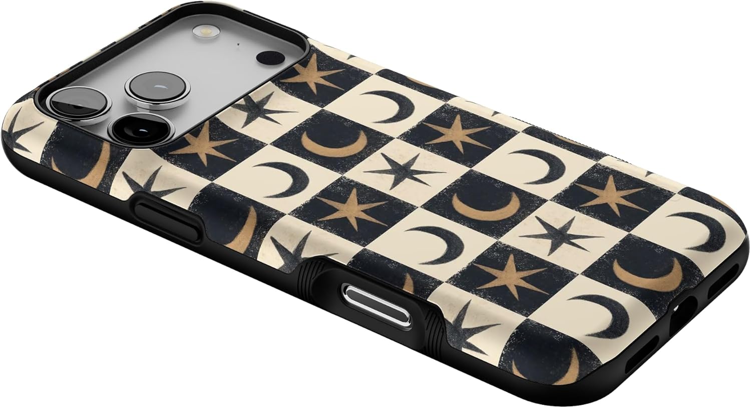 Casely iPhone 17 Pro Max Case | Mystic Moonstar | Black Celestial | Bold Protective Design | MagSafe Compatible Design