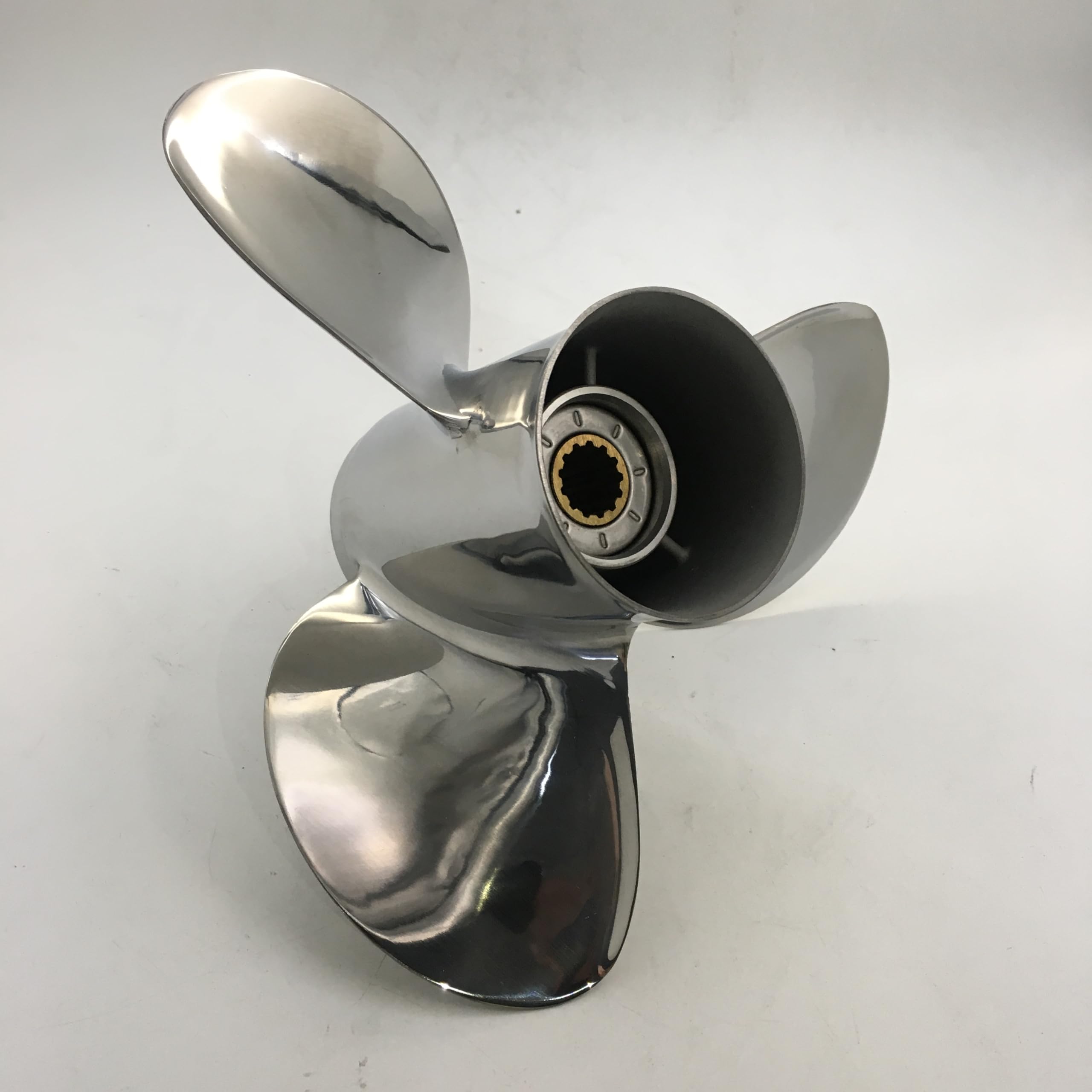 Elica 35-65HP 11X15 In Acciaio Inox Elica 13 Denti SS Prop per Suzuki Fuoribordo