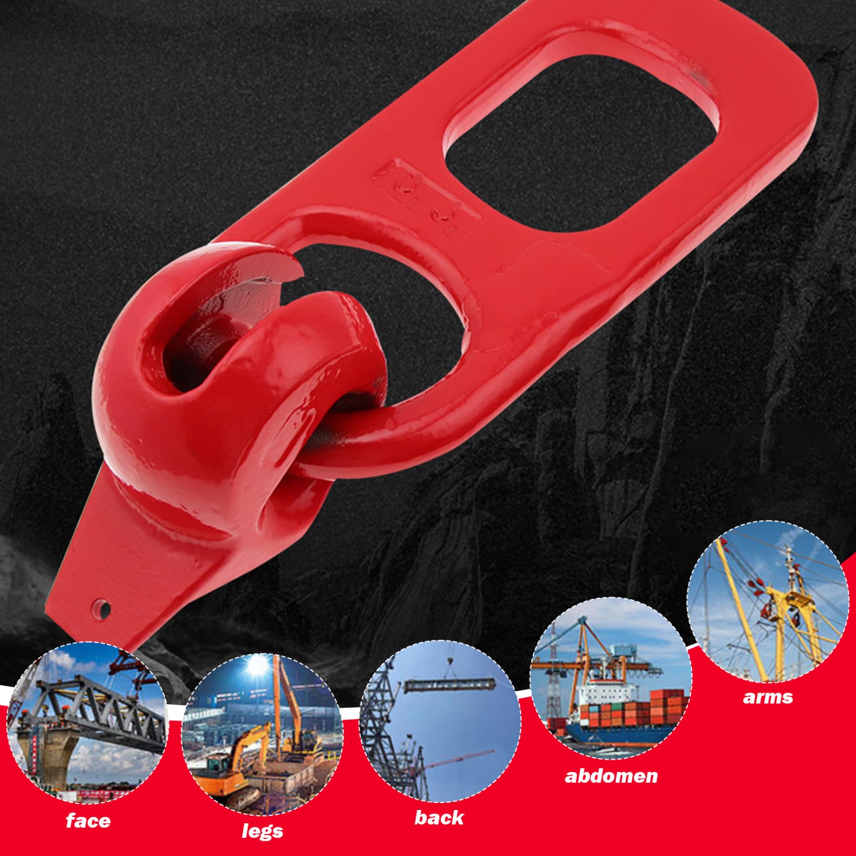 Strumenti di costruzione, anello di sollevamento 1, 5 t-2, 5 t Strumenti di calcestruzzo prefabbricato in acciaio in acciaio pesante portatili per la costruzione