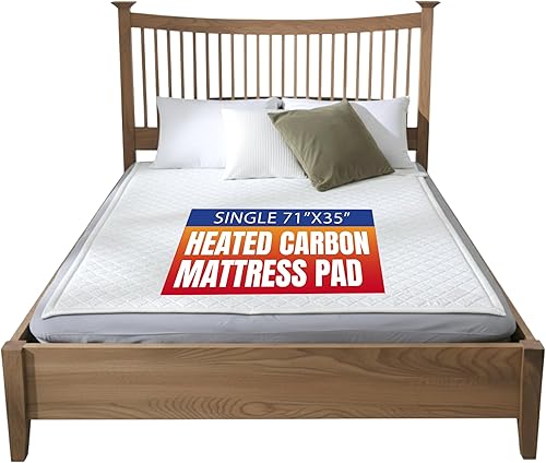 Protector de colchón con calefacción – Calentador de cama con 5 ajustes de calor, apagado automático de 15 horas, Tencel y microfibra,