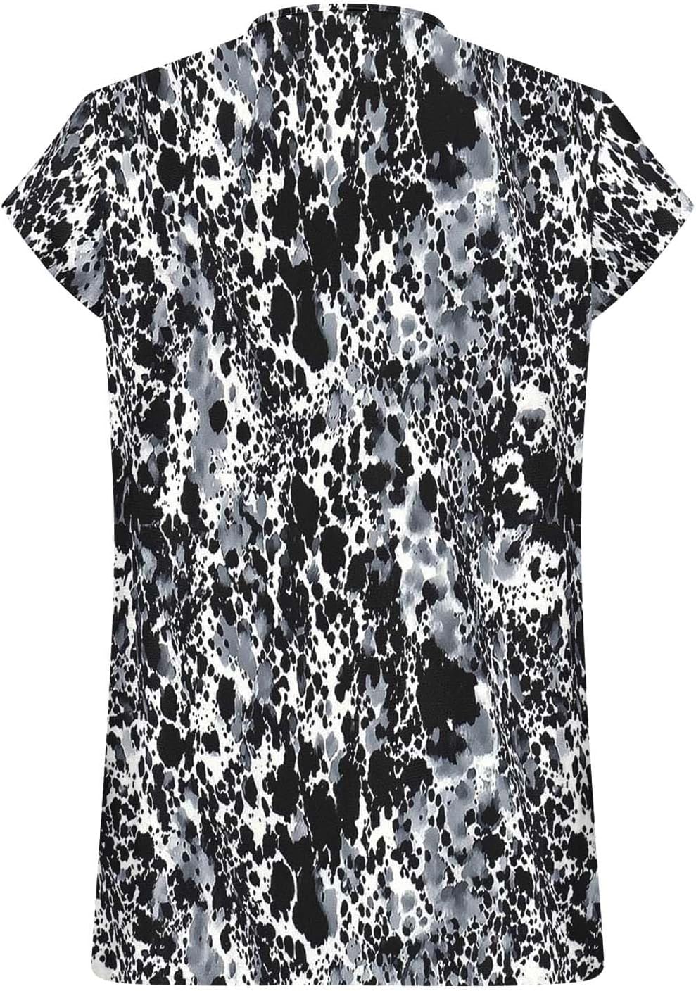 Going Out Tops for Women Trendy Printed Short Sleeves V-Neck T-Shirts Loose Comfy Pullover T-Shirts Blouse Top