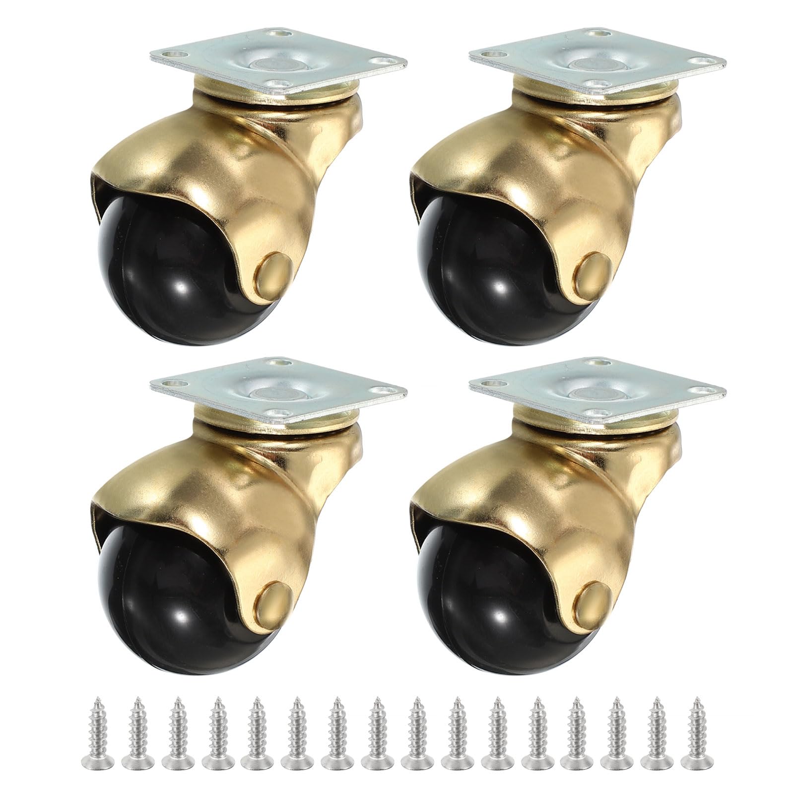 PATIKIL 2 Inch Ball Caster Wheels - 8 Pack -8 PATIKIL 2 Inch Ball Caster Wheels - 8 Pack -8
