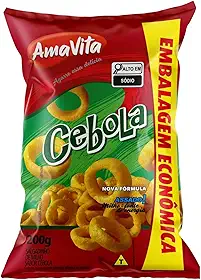 SALGADINHO DE MILHO SABOR CEBOLA 200G AMAVITA