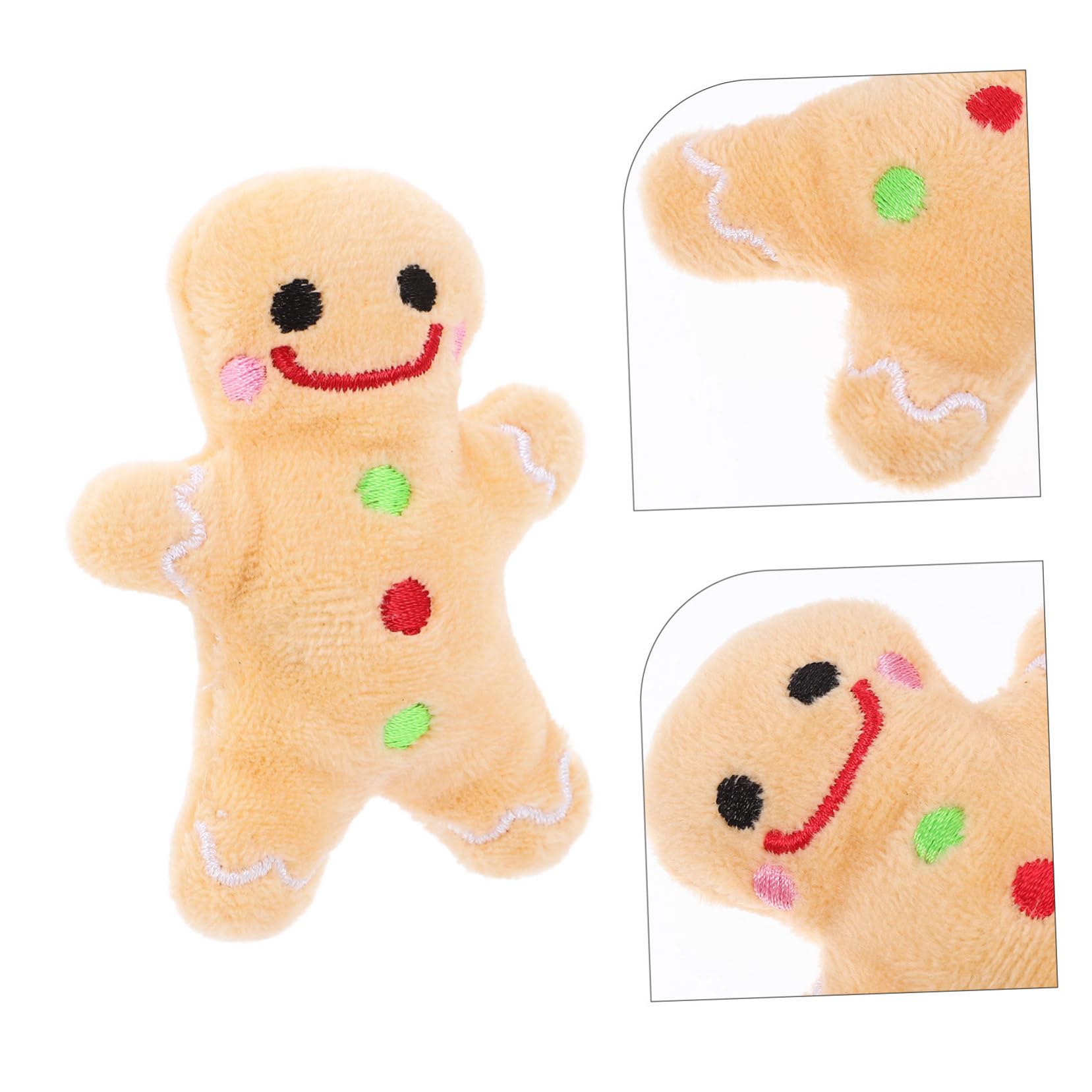 Jouet Peluche Chien Résistant à Mordre pour Nettoyage Dentaire et Mâchage Design Noël