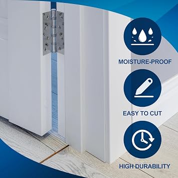 CroBlissful Door Frame Repair Kit, Exterior Door Jamb Kit, 4-9/16 W X 8 L