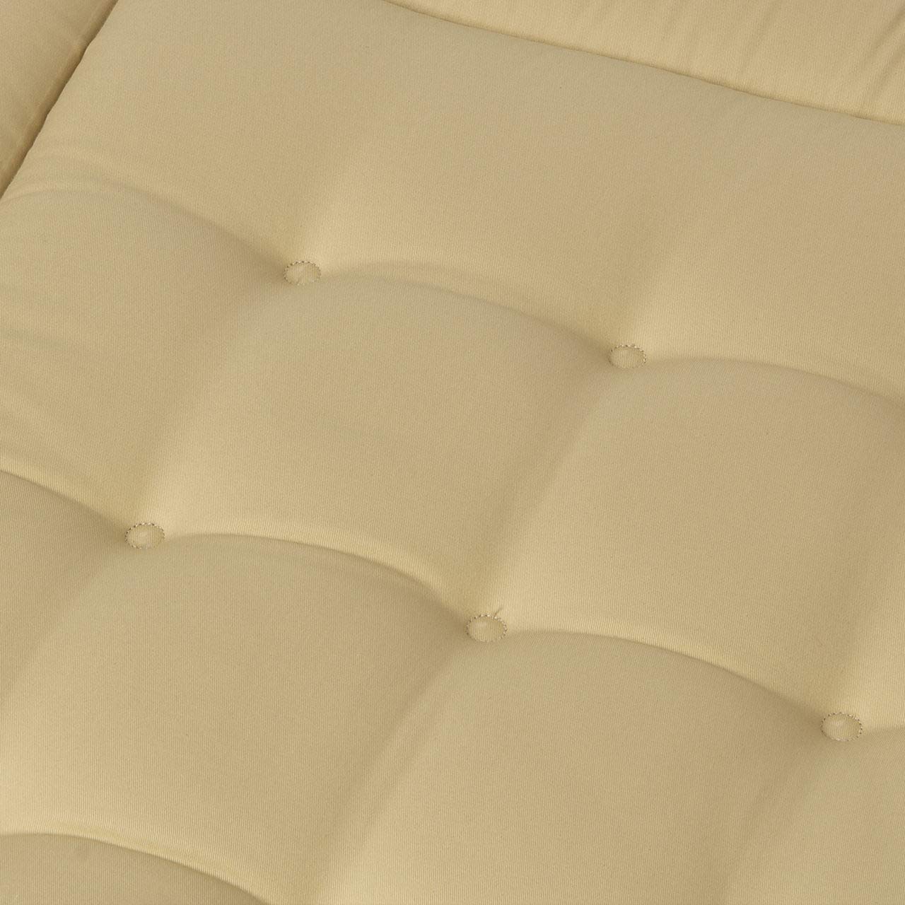 Wallace & Jones | Wendedecke pflegeleicht waschbar bis 95°C - gepolsterte Indoor/Outdoor Liegedecke für Hunde | XL - 130 x 90 cm - Beige/Braun
