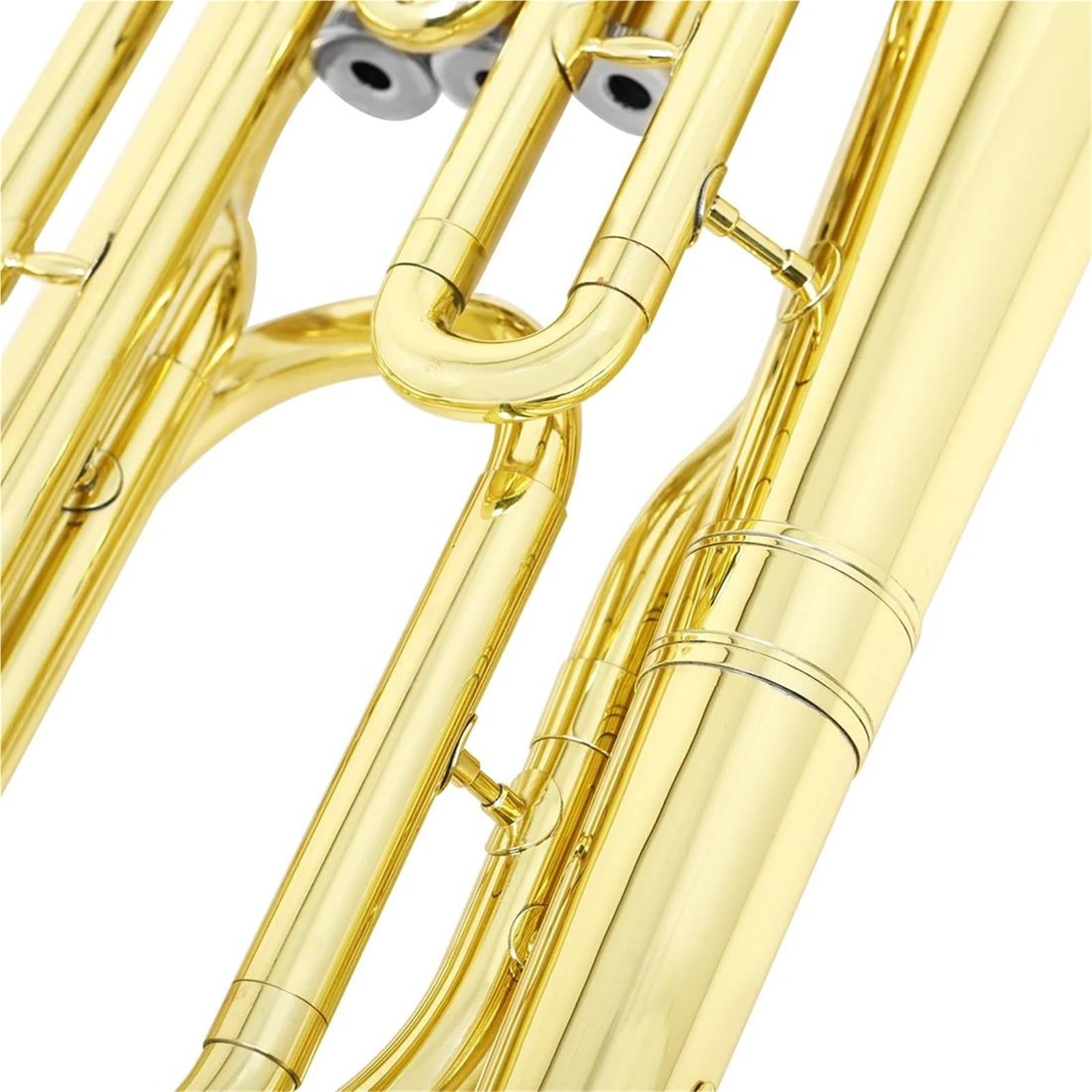 Eufonium Bb Euphonium 3 Klawiszowy Pionowy Instrument Barytonowy Z Mosiężnym Korpusem Tenorowym I Futerałem