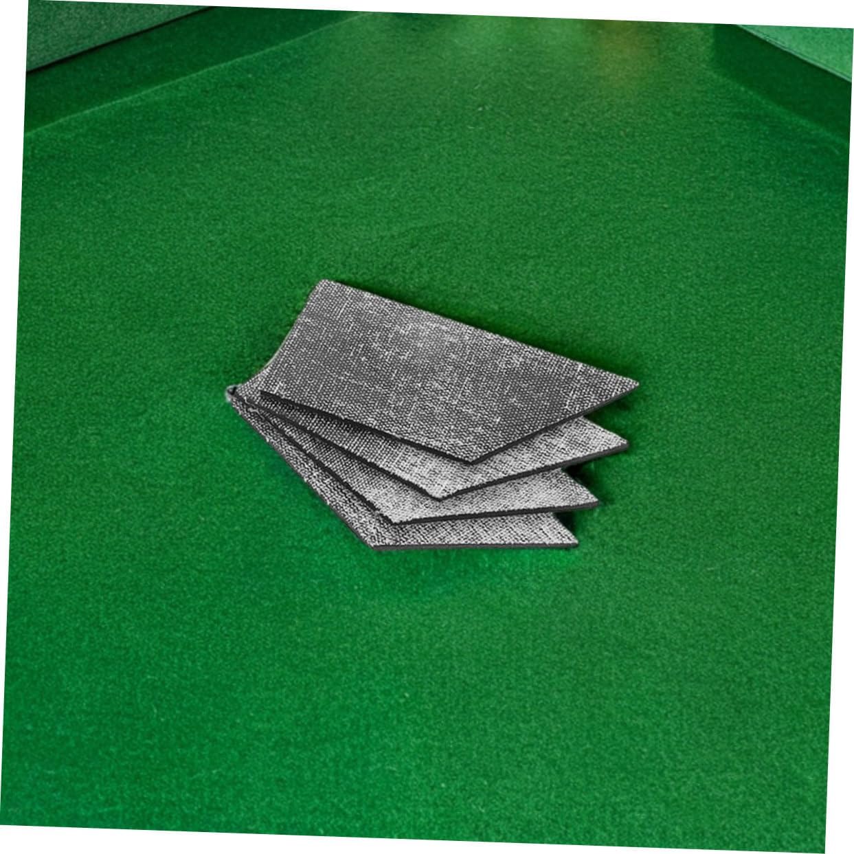 Yardwe 24pcs Billiard Table Cushion Bumpers Durable Rubber Facing Accessories for Pool Table Pocket Protection Easy Installation Improves Playing Experience