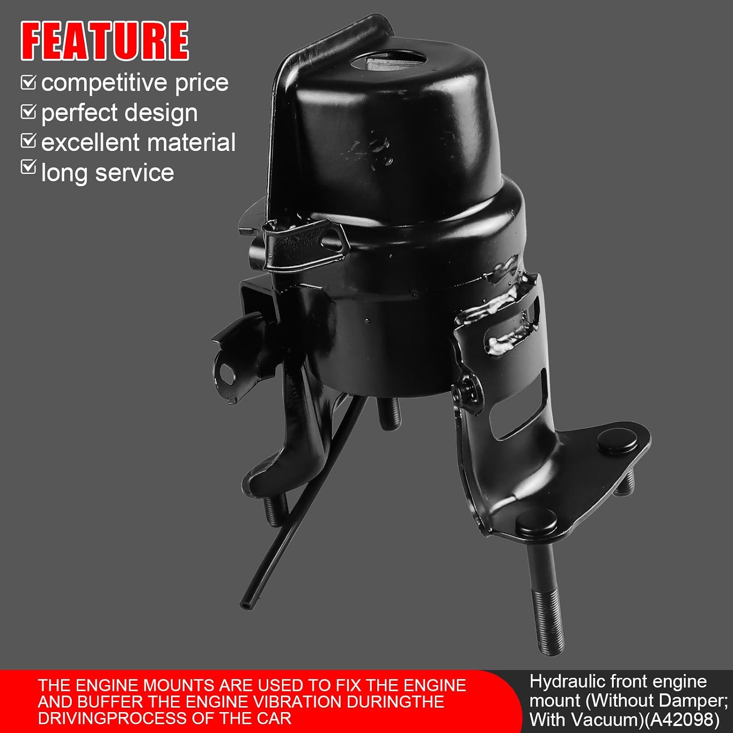 4Pcs Engine Motor & Transmission Mount Compatible with Toyota RAV4 2019-2020 2.5L; FWD,Replace A42098,A42102,A42101,A42115