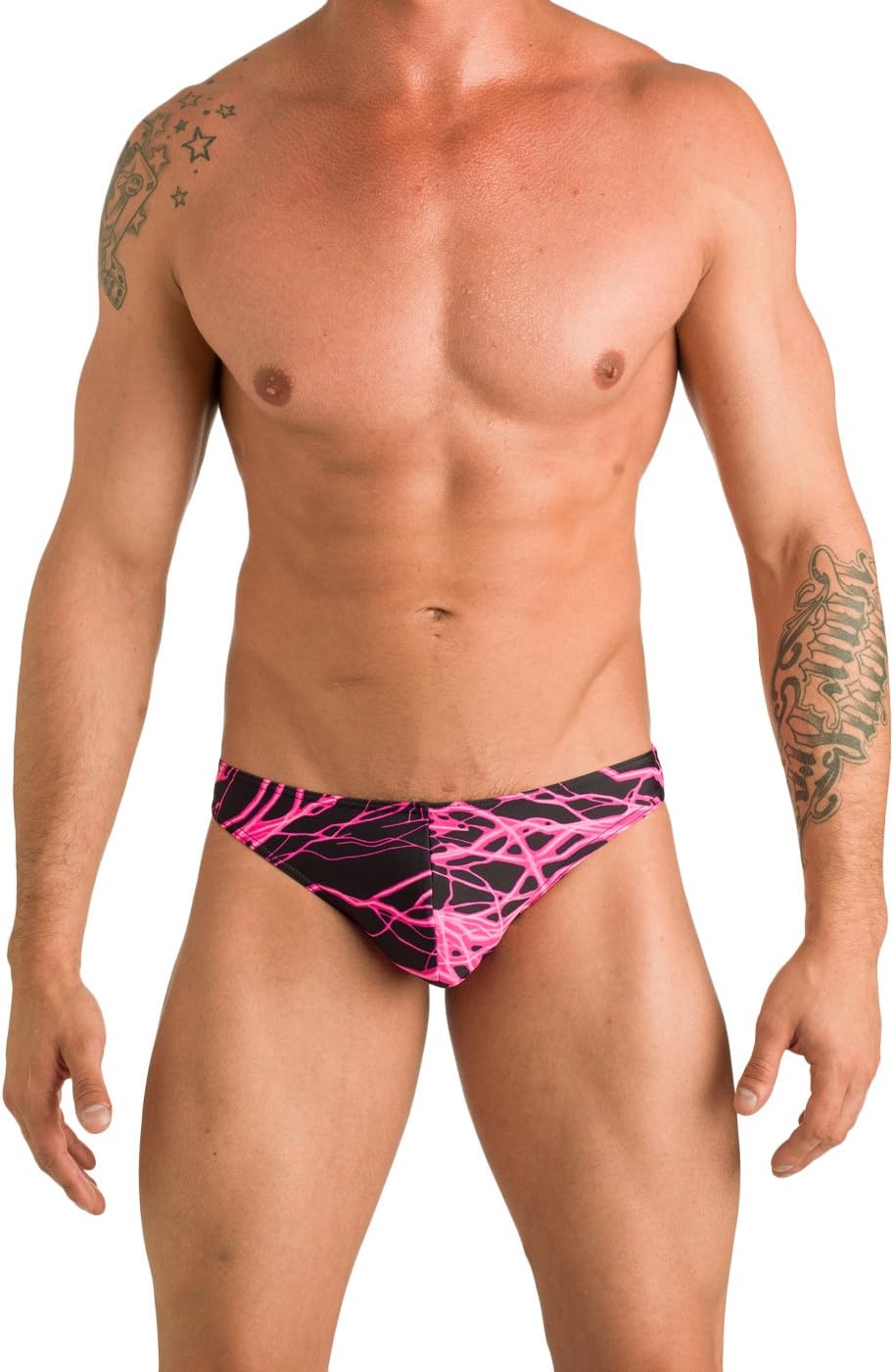 Gary Majdell Sport Mens Solid Color Thong Swimsuit - Image 4