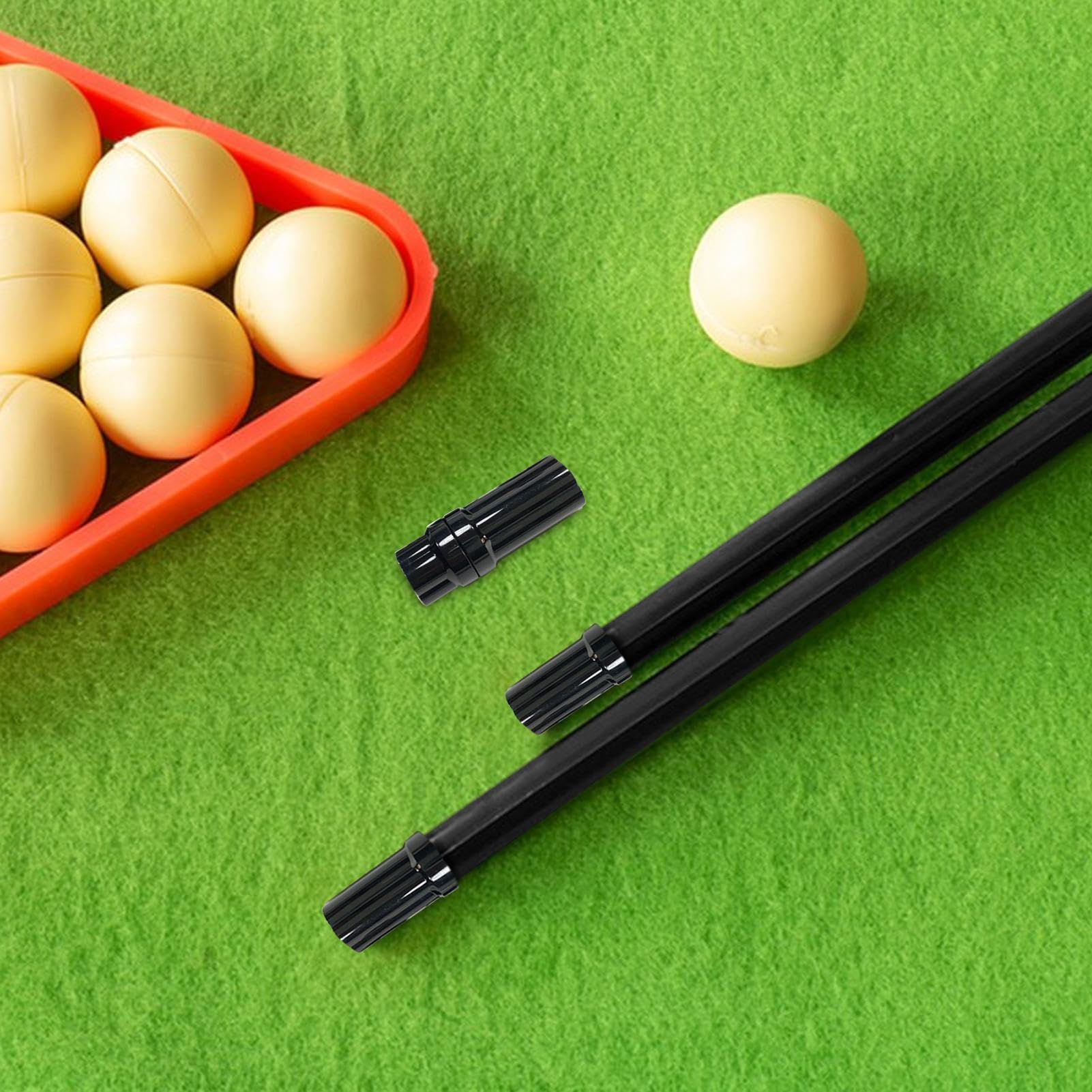 Generico Protezione per Articolazioni - per Biliardo | Tappo Filettato per Stecca da Biliardo in ABS Resistente, Protezione Contro L'allentamento del Filo 3/8x10 E 5/16x18, Nero, Antipolvere, 1 Pezzo