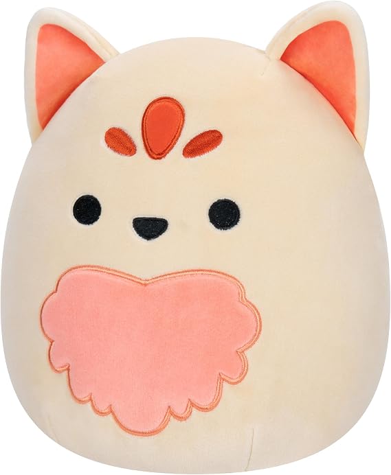 Squishmallows الأصلي تبني لي! 8-Inch Kitsune Plush - Little Ultrasoft Official Jazwares Plush - رمز العنصر الافتراضي الحصري متضمن