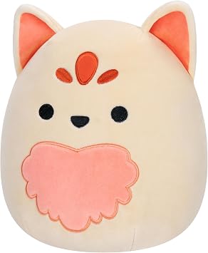 Squishmallows الأصلي تبني لي! 8-Inch Kitsune Plush - Little Ultrasoft Official Jazwares Plush - رمز العنصر الافتراضي الحصري متضمن