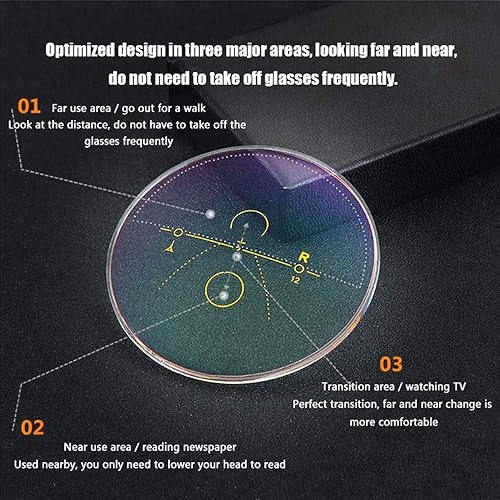 Miniatura 3 de CAOXN Gafas de lectura inteligentes del negocio del zoom antifatiga, gafas de sol polarizadas fotocromáticas al aire libreUV400, gris,+1,50