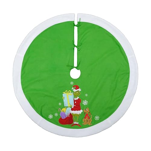 Ruz Dr Seuss How The Grinch Stole Christmas Tree Skirt,