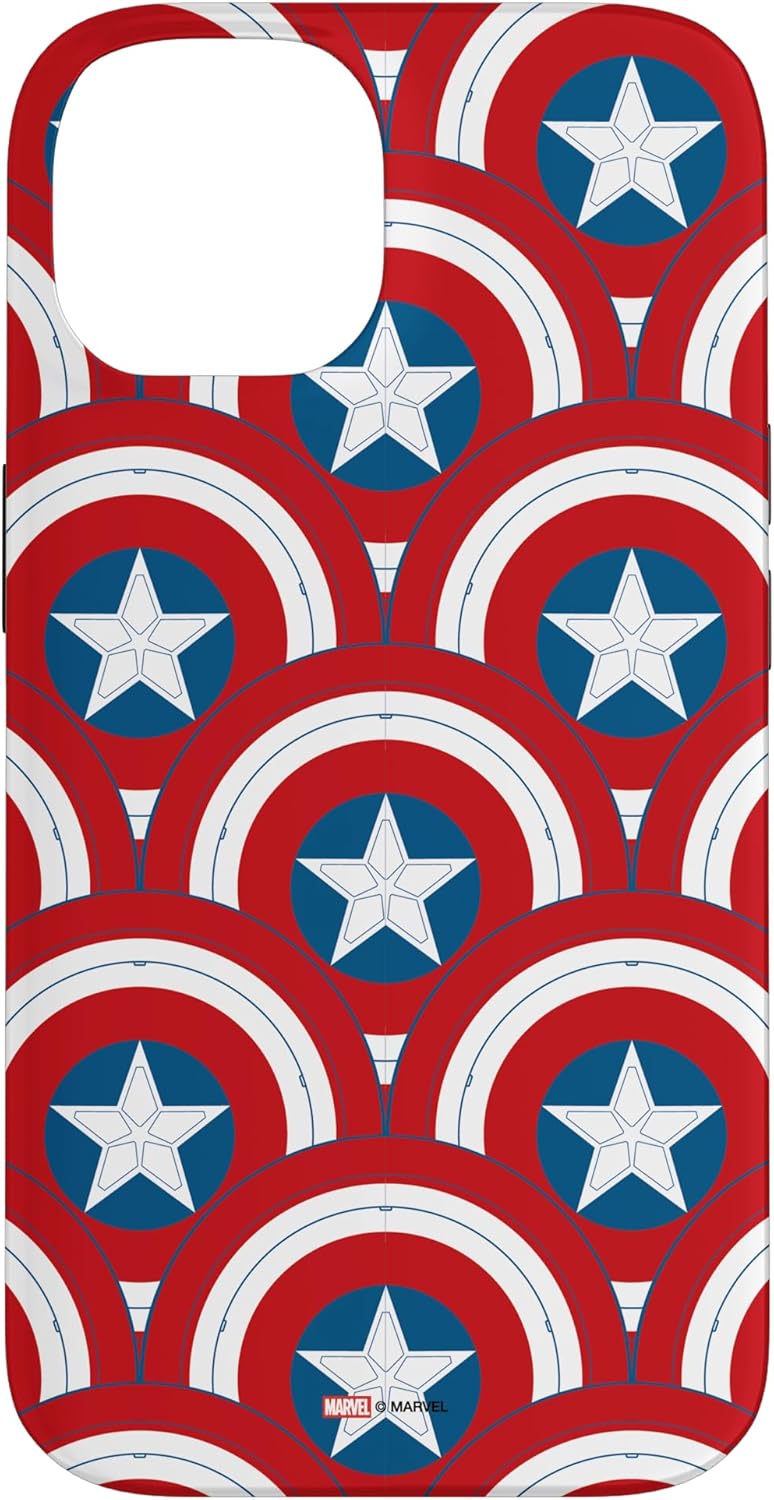 iPhone 14 Pro Max Marvel Captain America 4: Brave New World Shield Pattern Case