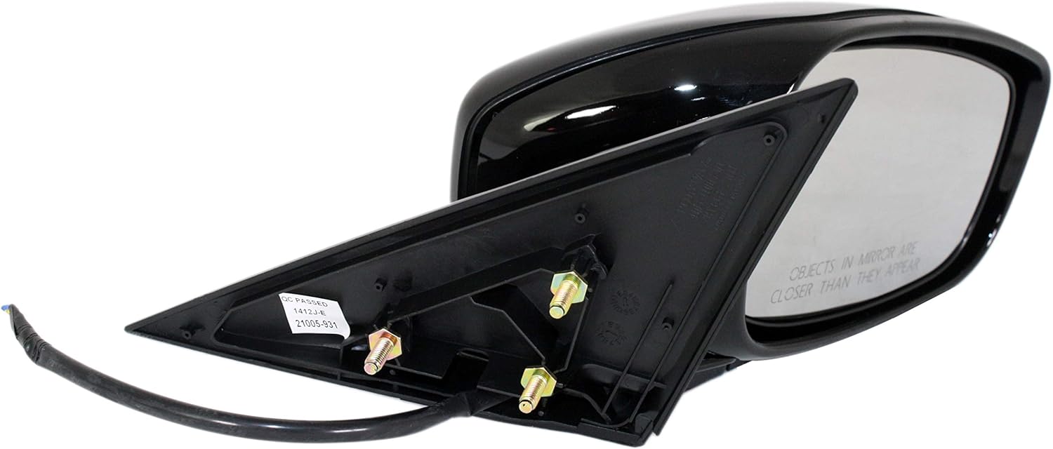 Kool Vue Passenger Side Power Non-Heated Mirror for Infiniti G37 2009-2013 Without Memory Paintable Sedan, Models Without Premium Package