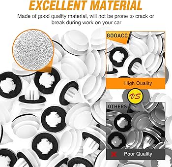 Amazon.com: GOOACC 50Pcs Door Trim Panel Clip with Sealer