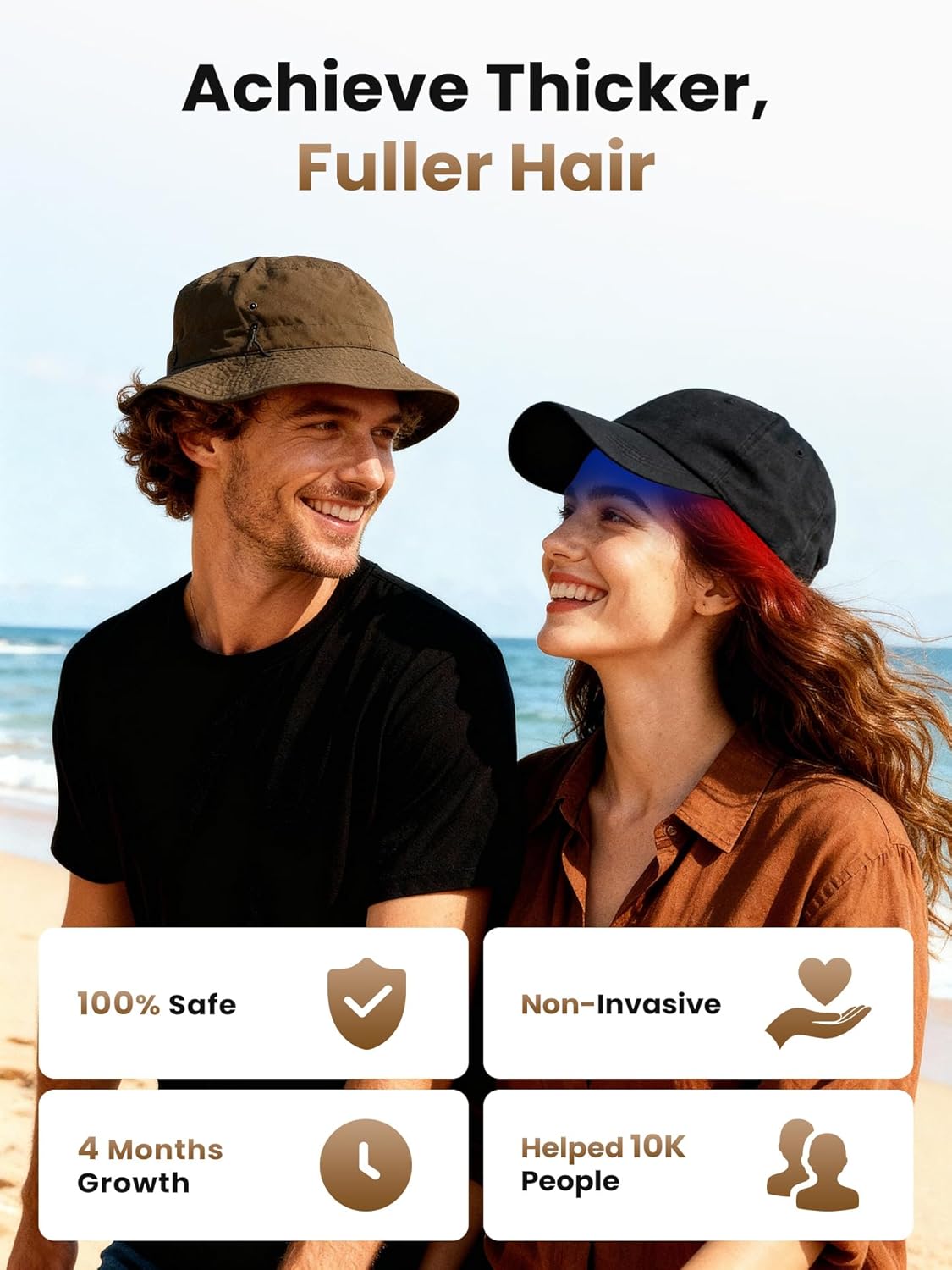 Hair Growth Device, Laser Hair Growth Cap, Red Light Therapy for Hair Growth, Red Light Cap for Thicker Hair in Men and Women - Image 6