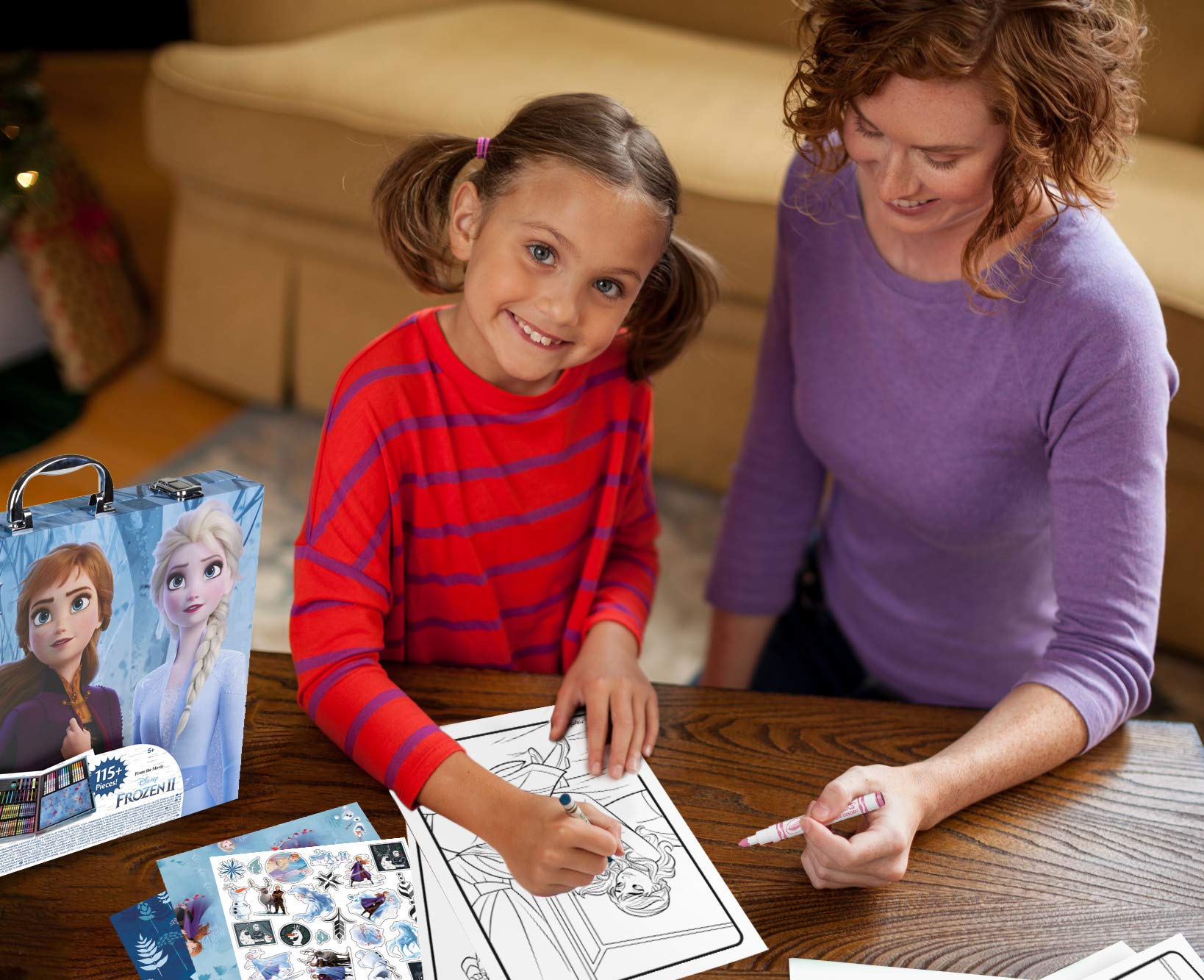 CRAYOLA - Coffret de Coloriage La Reine des Neiges, dès 5 ans
