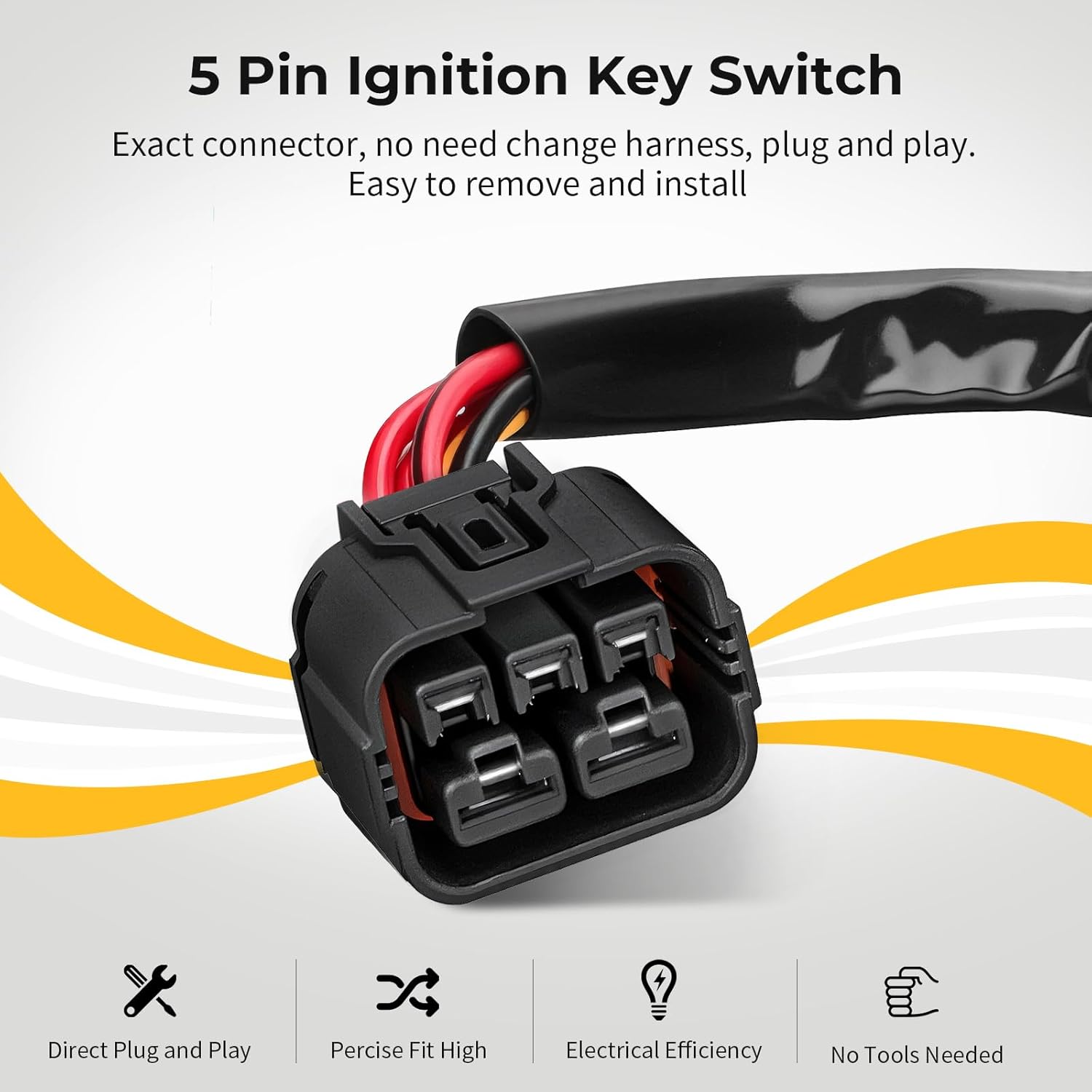 M MATI Fit for Honda P-ioneer 500 520 SXS500 SXS520 2015-2023 Ignition Key Switch 35100-HL5-A01