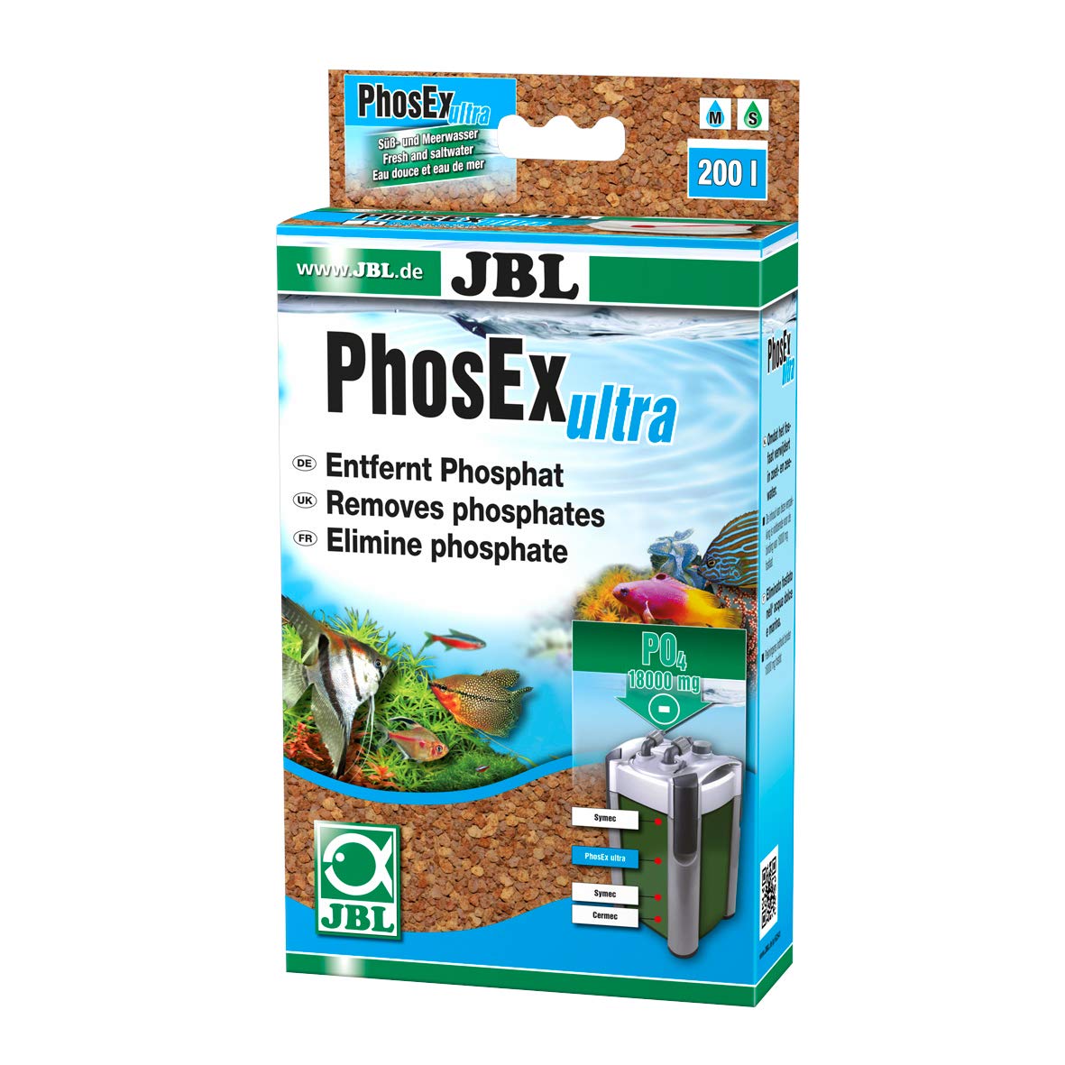 JBL PhosEx ultra 340 g, Filter material for the removal of phosphate from aquarium water