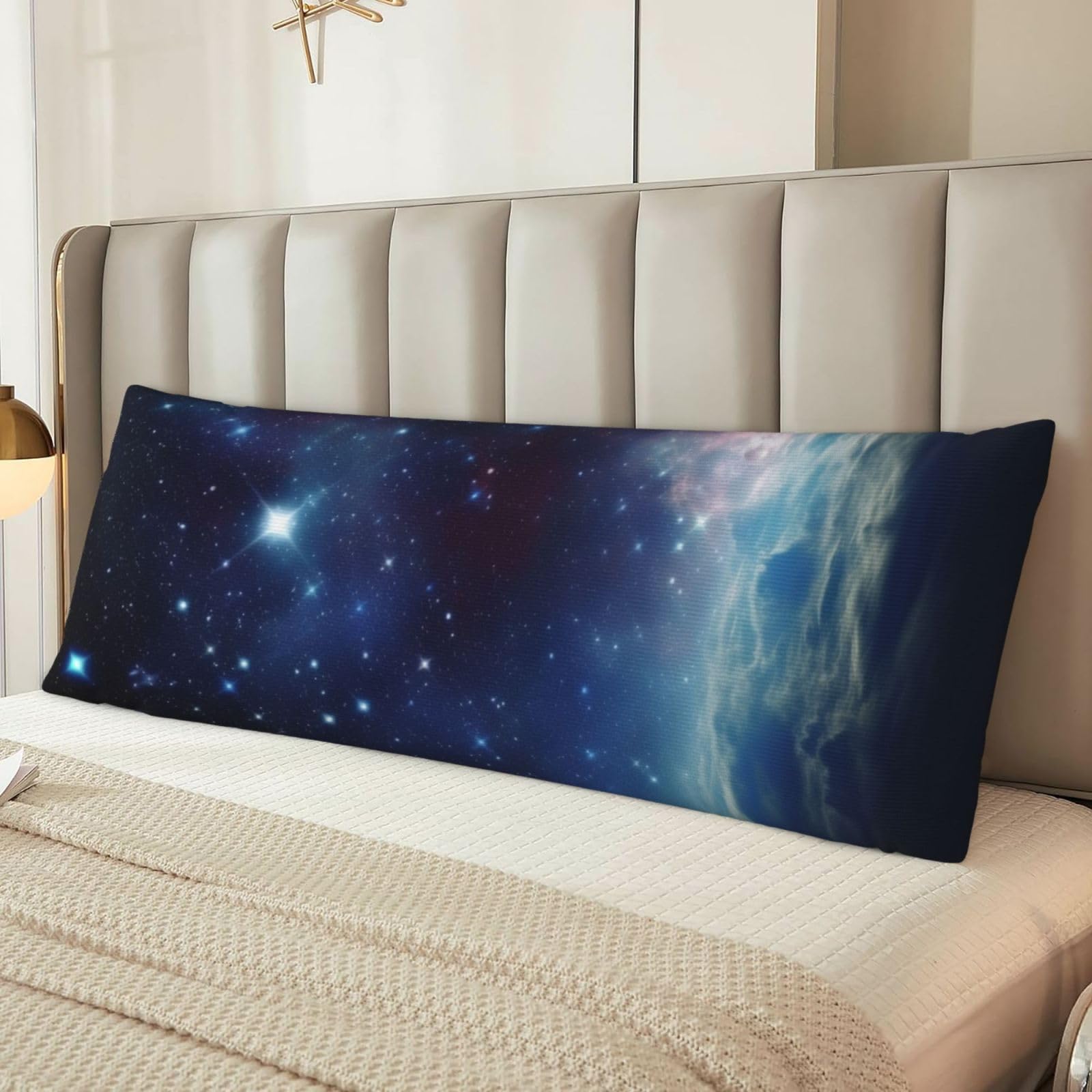 Night Sky Outer Space Body Pillow Cover with Hidden Zipper 54"X20",Ultra Soft Microfiber Long Pillow Case Decorative Bedding Pillowcase Cushion Cover Cases for Bedroom Couch Sofa,Home Gifts
