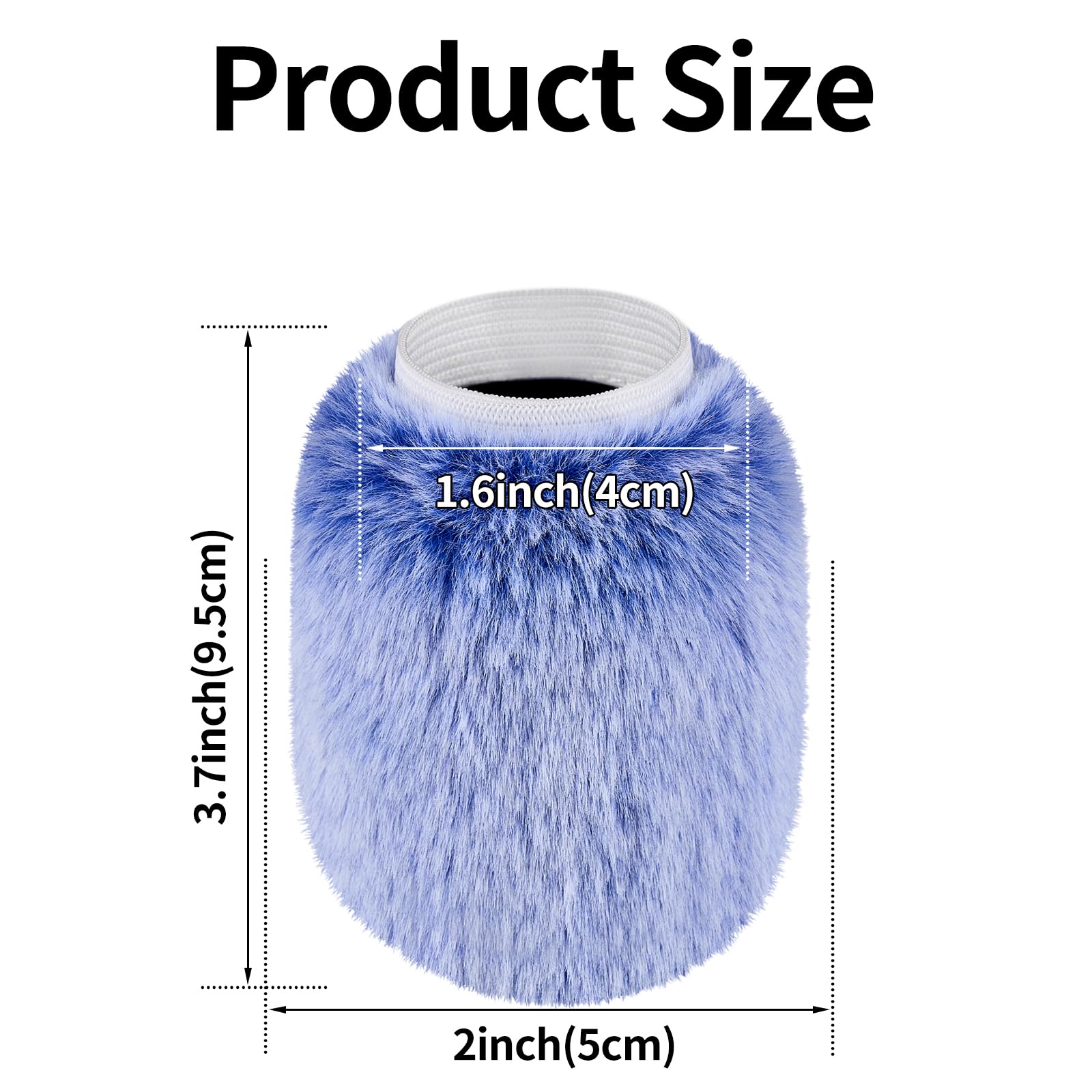Filtro pop para micrófono Audio-Technica AT2020, cubiertas de micrófono de espuma con protector de parabrisas peludo, filtro de grabación acústica y ruido para AT2020USB AT2035 AT2040 AT2050 ATR2500