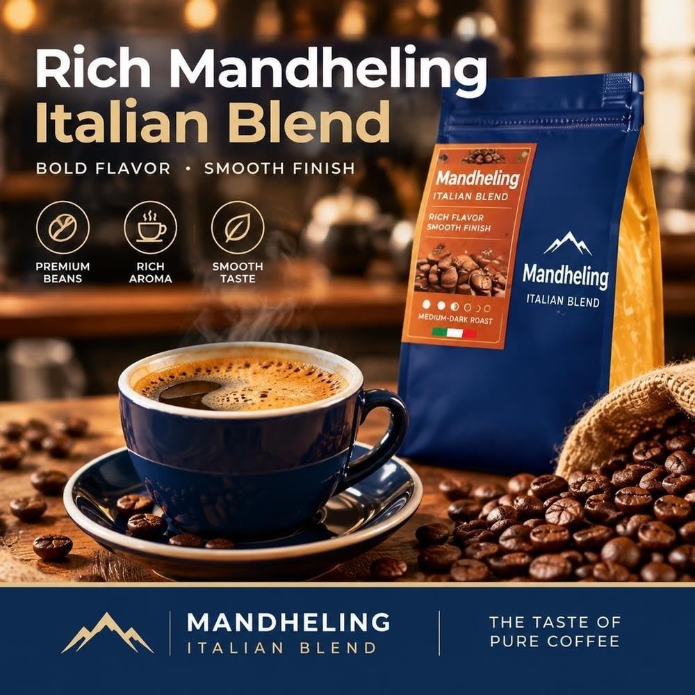500 g de granos de café mezclados for espresso
