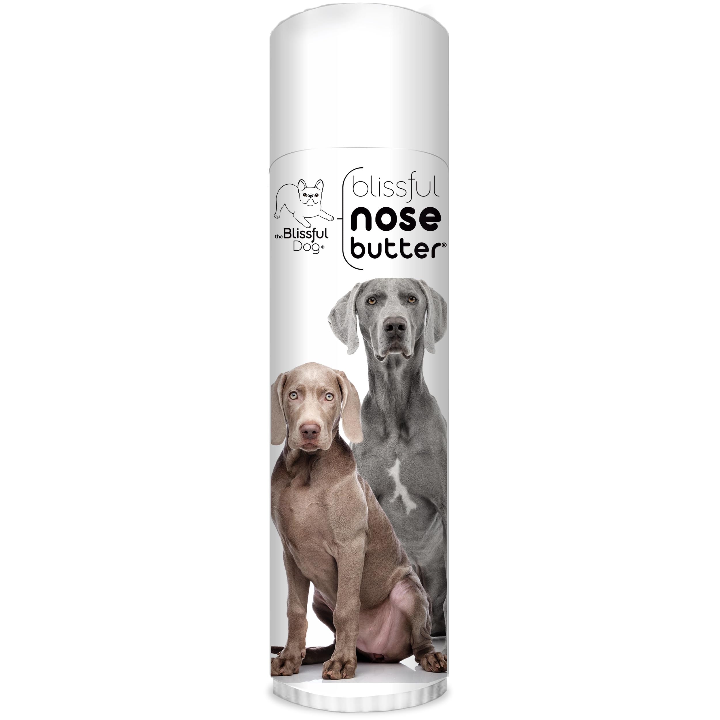 The Blissful Dog Weimaraner Nose Butter for Dry, Cracked Skin, Lick-Safe Dog Nose Balm with Moisturizing Shea Butter, Almond, Olive, and Essential Oils, Pet Supplies, Uncented, 0.50 oz.