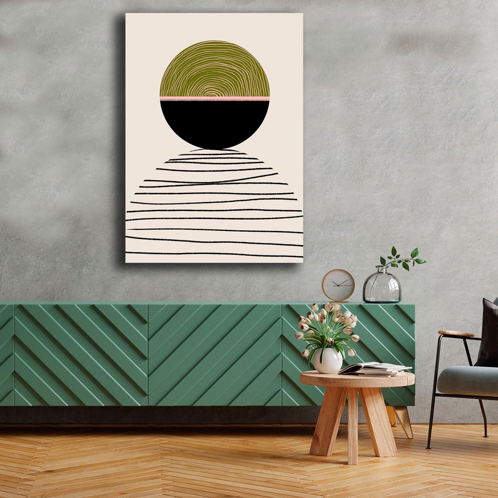 Quadri Moderni Soggiono Astratto Quadro Moderno su Tela Stampa Canvas Astratta Decorazione da Parete per Salotto Camera da Letto Ufficio Arredamento Contemporaneo (2, 30x40 cm, Canvas intelaiato)