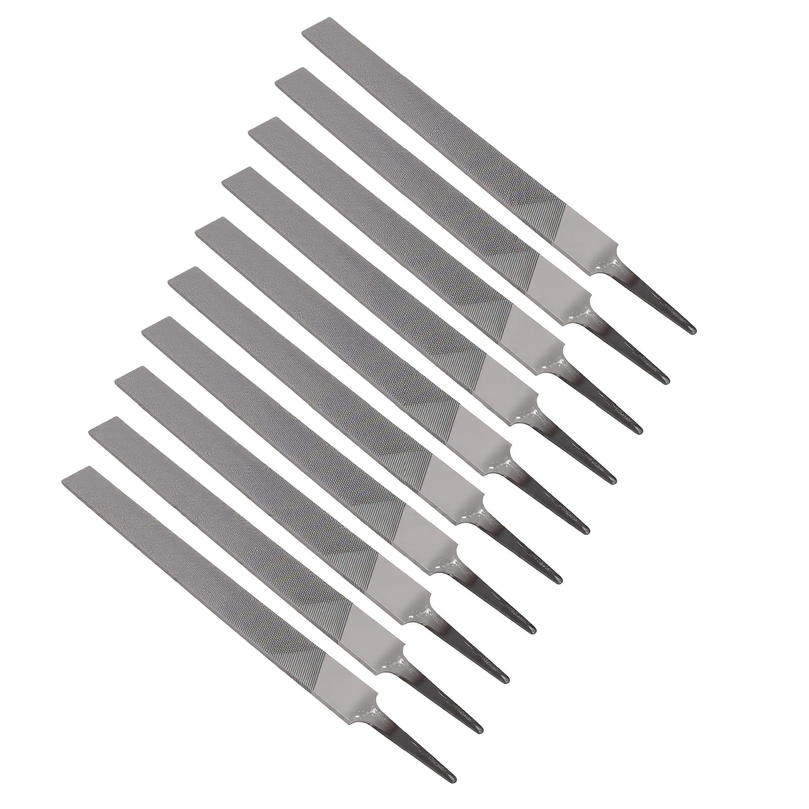 YWBL-WH Lima Plana de Acero con Alto Contenido de Carbono, Acero con Alto Contenido de Carbono T12 de 0,94 Pulgadas (Gruesa 10PCS)