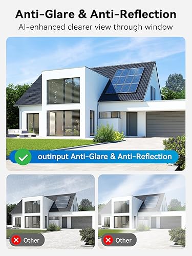 Miniatura 4 de Outinput Cámara de ventana 2K 3MP para seguridad casera al aire libre montada en ventana interior