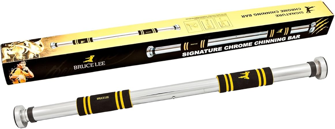 Marcy Bruce Lee Signature Pull Up Bar Yellow Black Silver One Size Amazon Co Uk Sports Outdoors