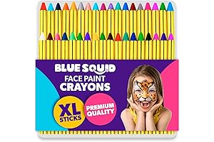Blue Squid Face Paint Crayons, Your Ticket to Endless Halloween Extravaganza