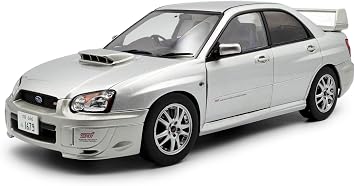 Solido 118 Scale Subaru Impreza WRX STI Premium Silver Effect 2003 Diecast Model Car S1812303