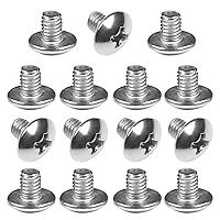 Vista 107 de MroMax Tornillos de máquina M2.0.197 x 0.157 in Tornillos Phillips Cross Truss Head Tornillo 304 Pernos de sujeción de acero inoxidable 15pcs