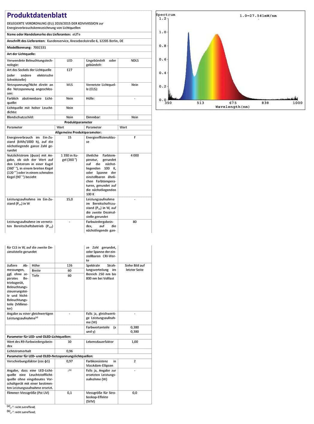 ELITe LED Lampen E27, 9W, 4000K Universalweiß – 6 Stück, 950 Lumen, Ersetzt 60W Glühbirnen