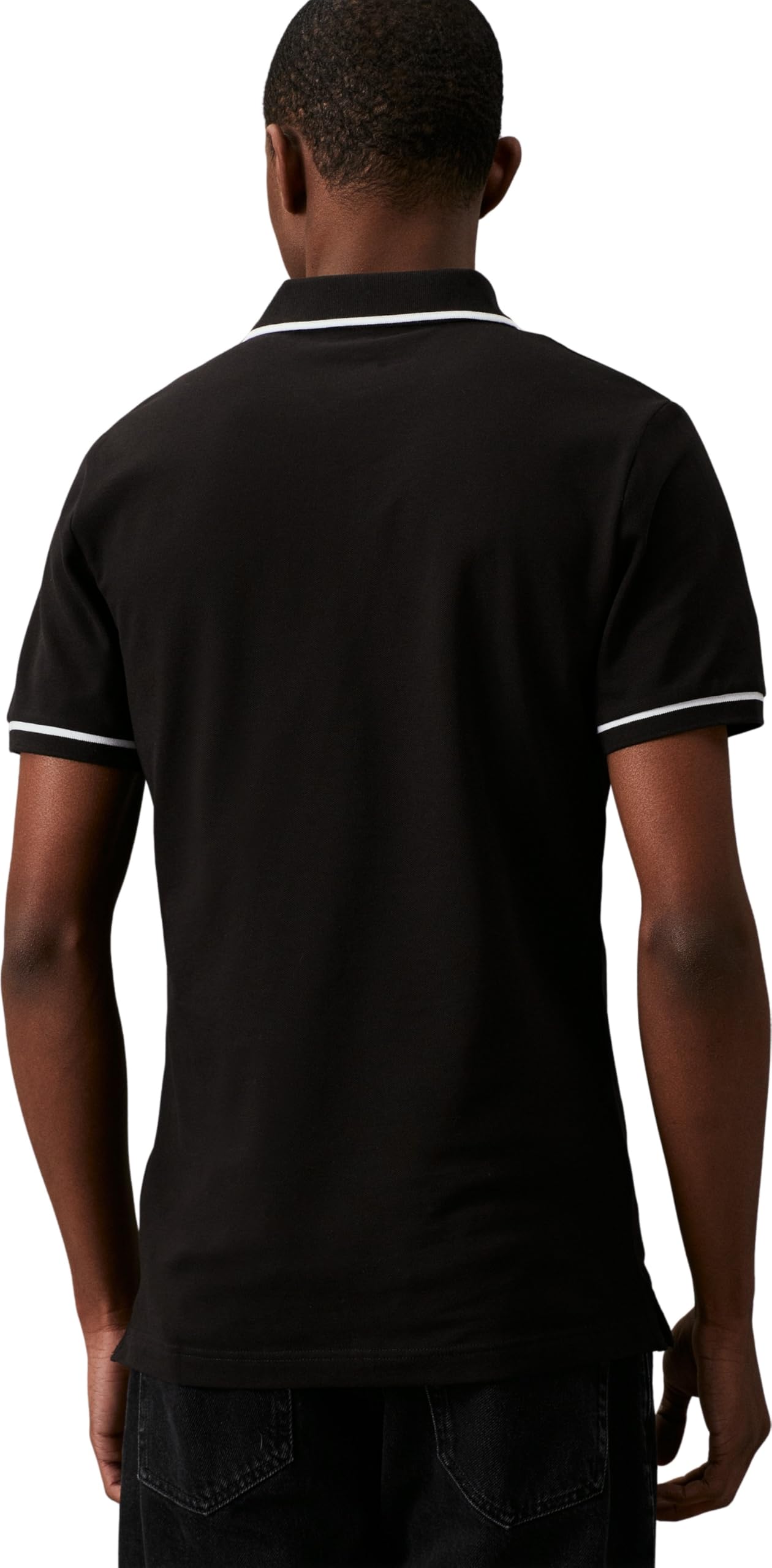 Calvin Klein Jeans Polo z krótkim rękawem Mężczyźni Tipping Slim Polo J30j315603 (1 w zestawie)