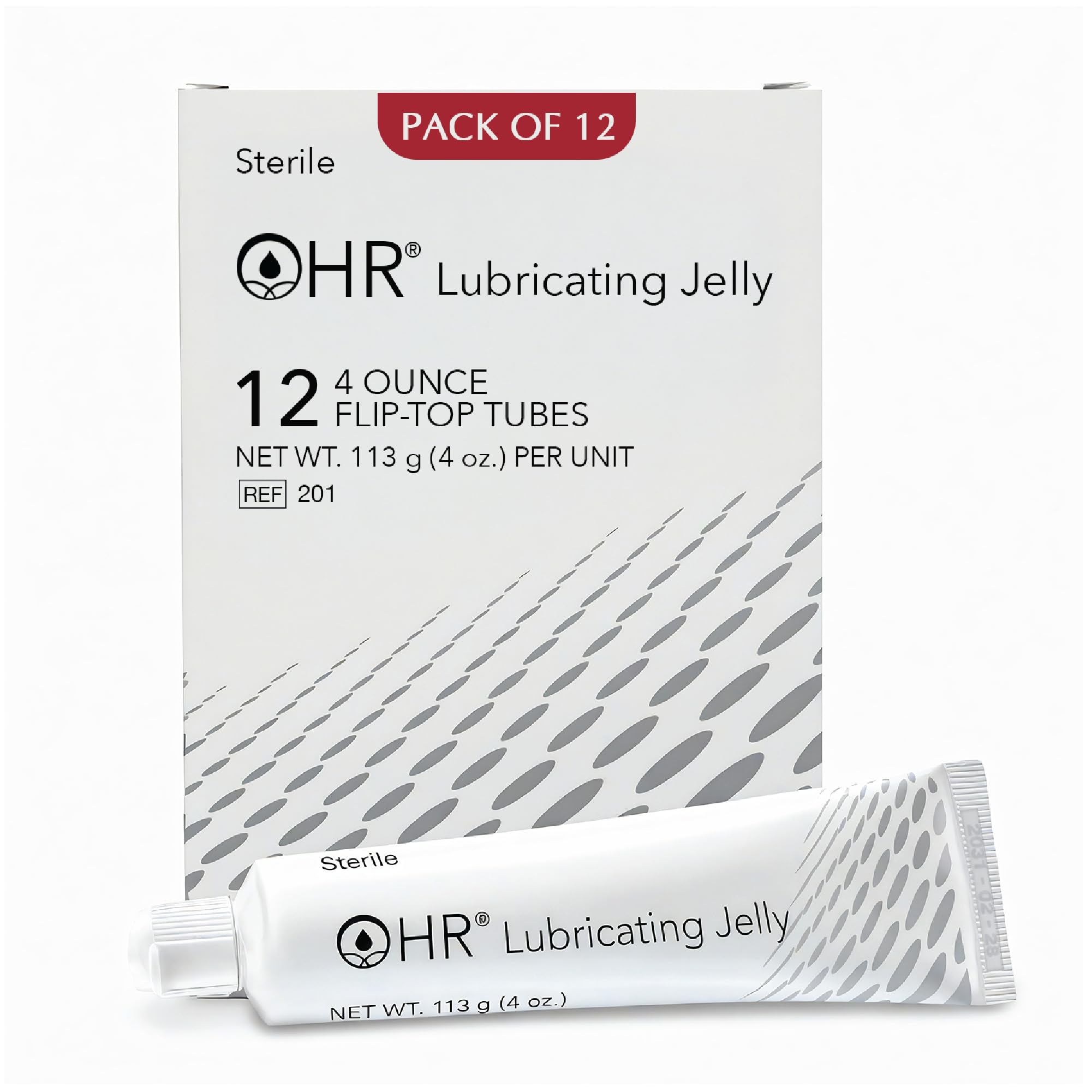 HR Lubricating Jelly, Sterile, Medical &amp; Home Use, 4 oz Tube