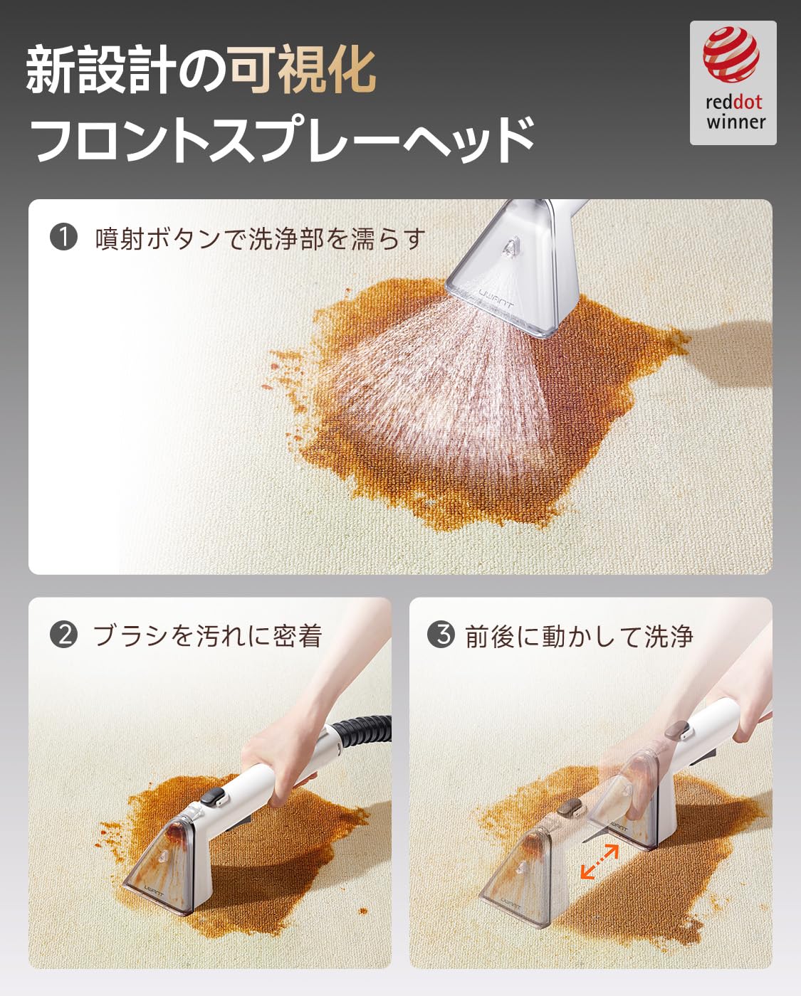 Amazon | 【Amazon.co.jp限定】uwant リンサークリーナー18000Pa超強