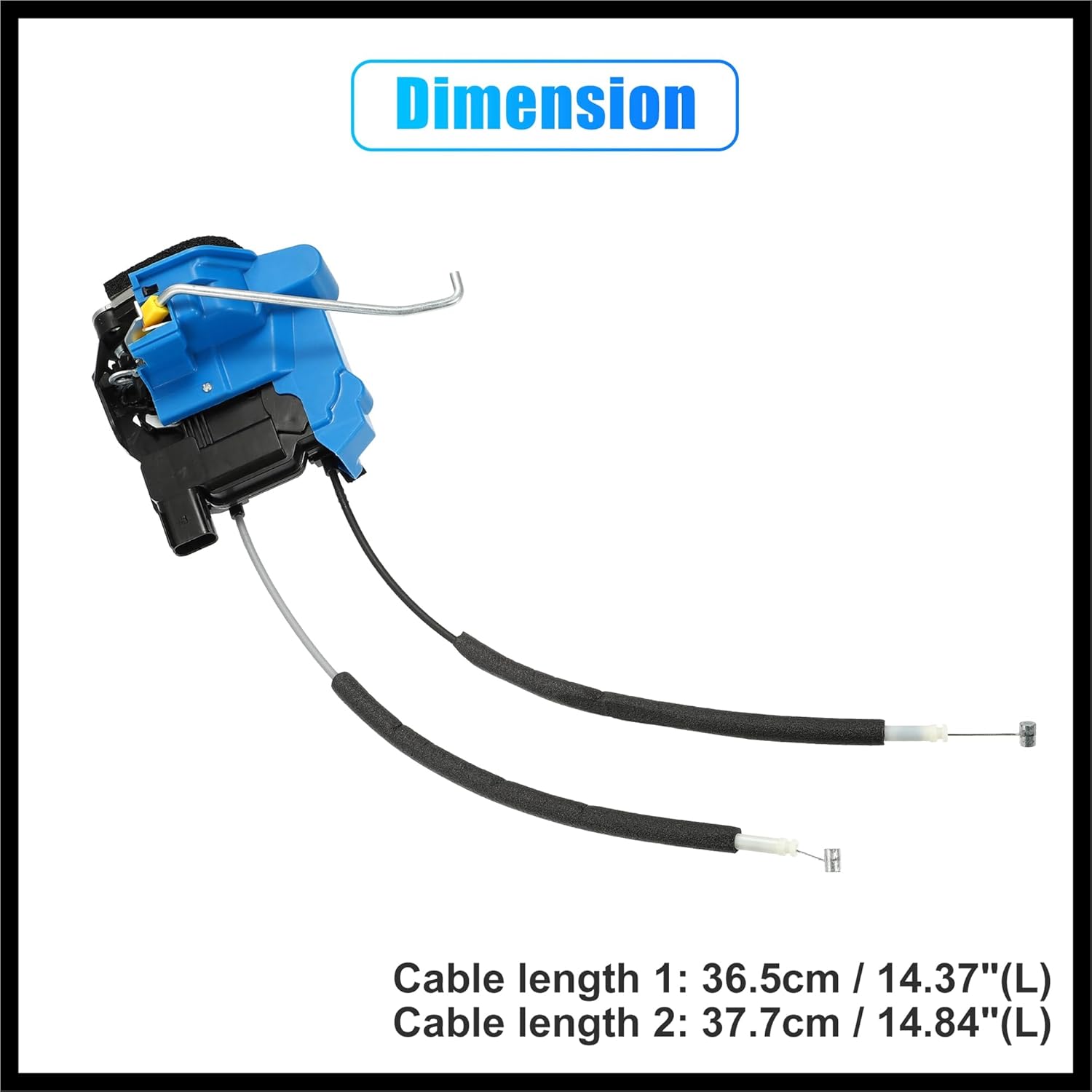 Rear Passenger Side Door Lock Actuator Motor 81421-1W020 for Kia Rio 1.6L L4 2012-2017 with Power Durable Material