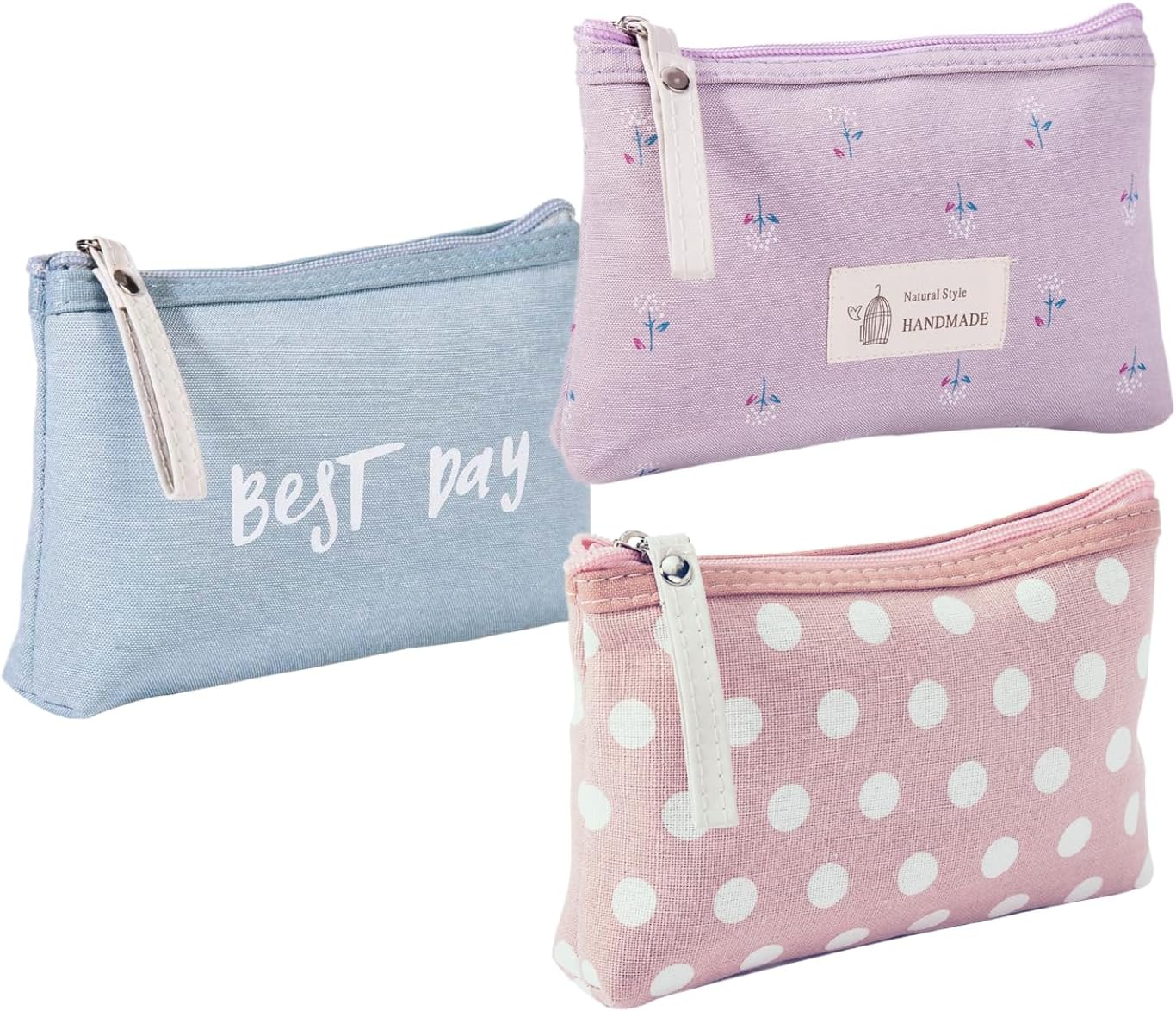 Period Bag for Feminine Products,3 Pack Sanitary Napkin Storage Bags,Pad Pouches for Period for Teen Girls Women,Portable Tampon Holder Pad Pouch for School/Office/Travel