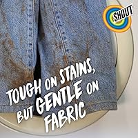 Vista 3 de Shout Active Enzyme - Spray removedor de manchas para ropa, fórmula de triple acción que se aferra, penetra y levanta las manchas duras y cotidianas
