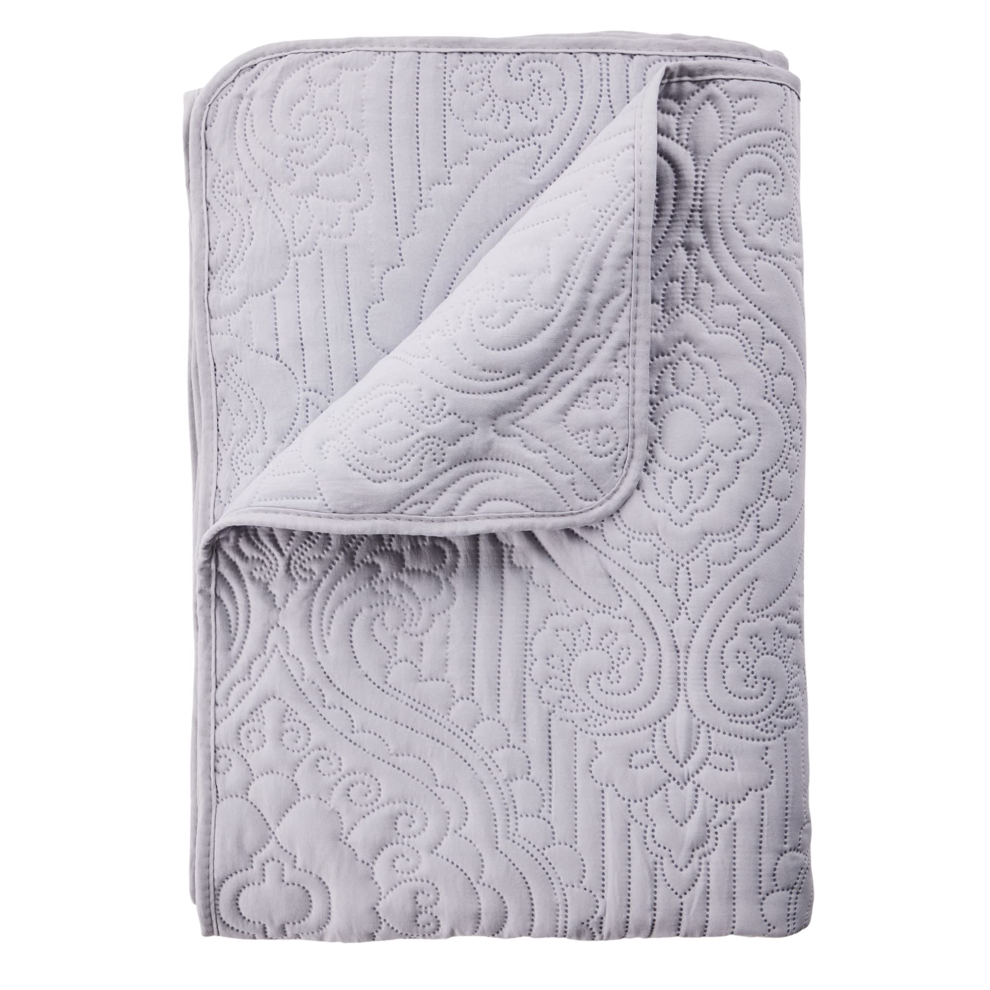 Bedsprei - sprei - eenpersoons - 160 x 245 cm - donkerbruin - | Gecontroleerde